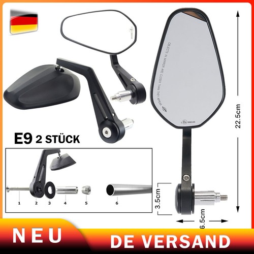 Motorrad lenkerendenspiegel - 2*,
