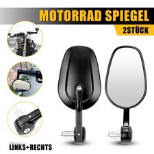 Paar Bar End Motorrad Spiegel